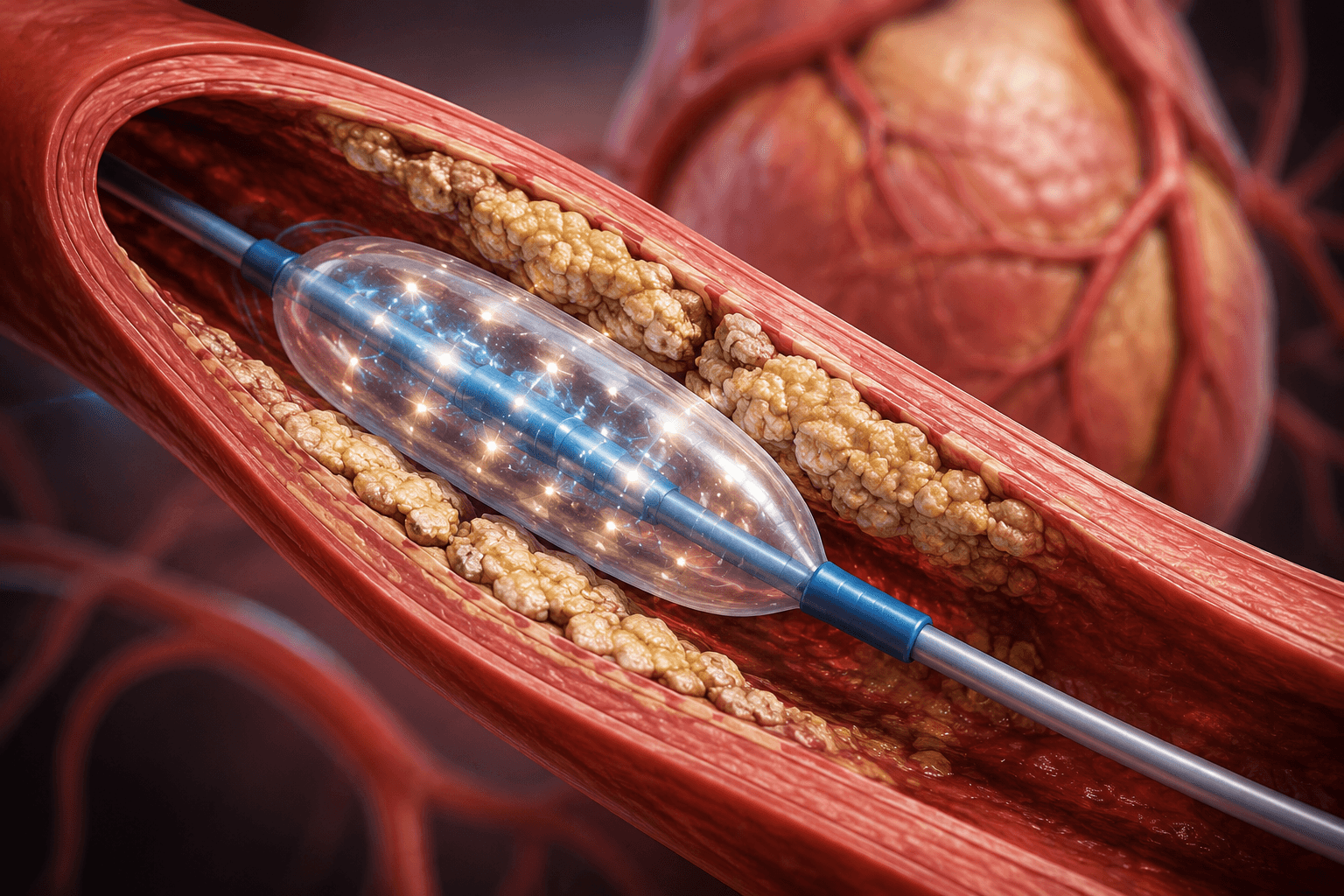 Calcified Coronary Arteries: How Lithotripsy Balloon Breaks Stone-Like Blockages